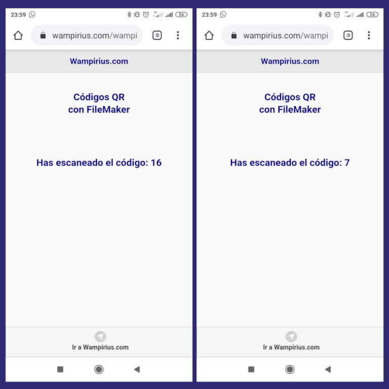 Generar códigos QR con FileMaker - Wampirius